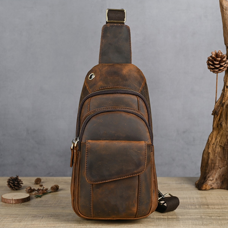 Designer Luxury Multifunction  - Leather Backpack Vintage recension och pris