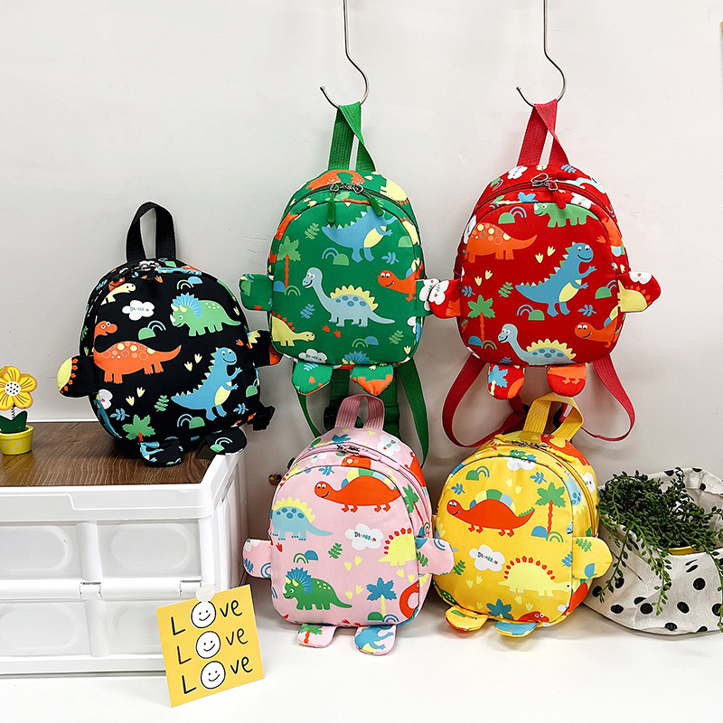 Cute Children Bag Cartoon Dino - Travel Backpack Anti Theft recension och pris