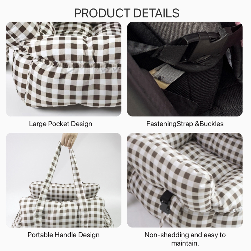 Dog Car Seat Bed Multifunction - Foldable Backpack Small recension och pris