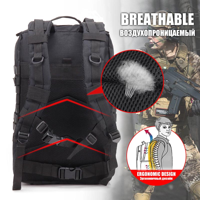 AA 60L Army Military Tactical  - Rucksack Military Style recension och pris