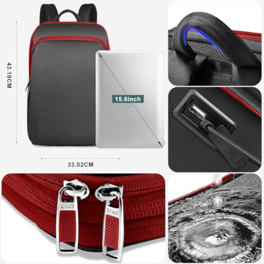 Slim and Expandable 15 15.6 16 - Laptop Backpack 15.6 recension och pris