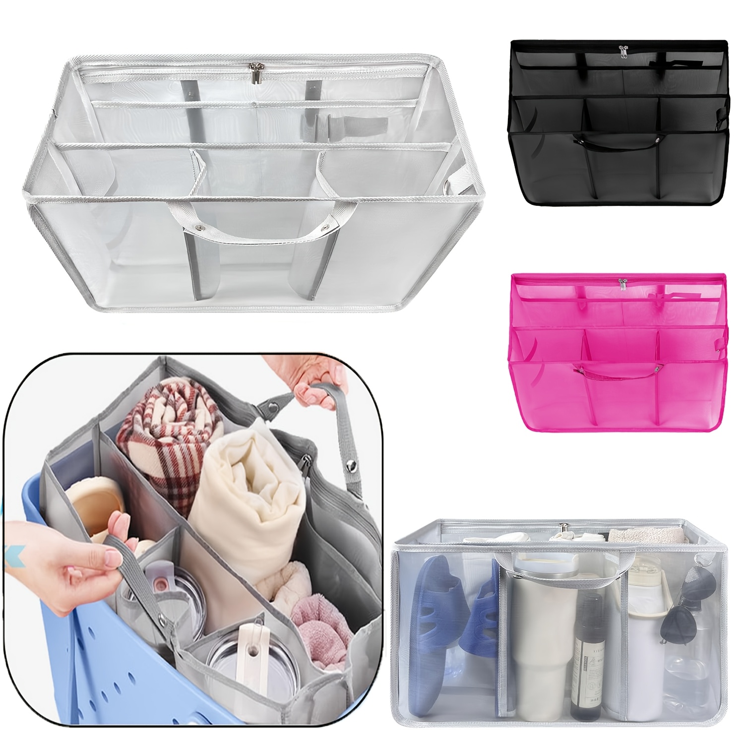Lightweight Mesh Bag Organizer - Backpack Insert Organizer recension och pris