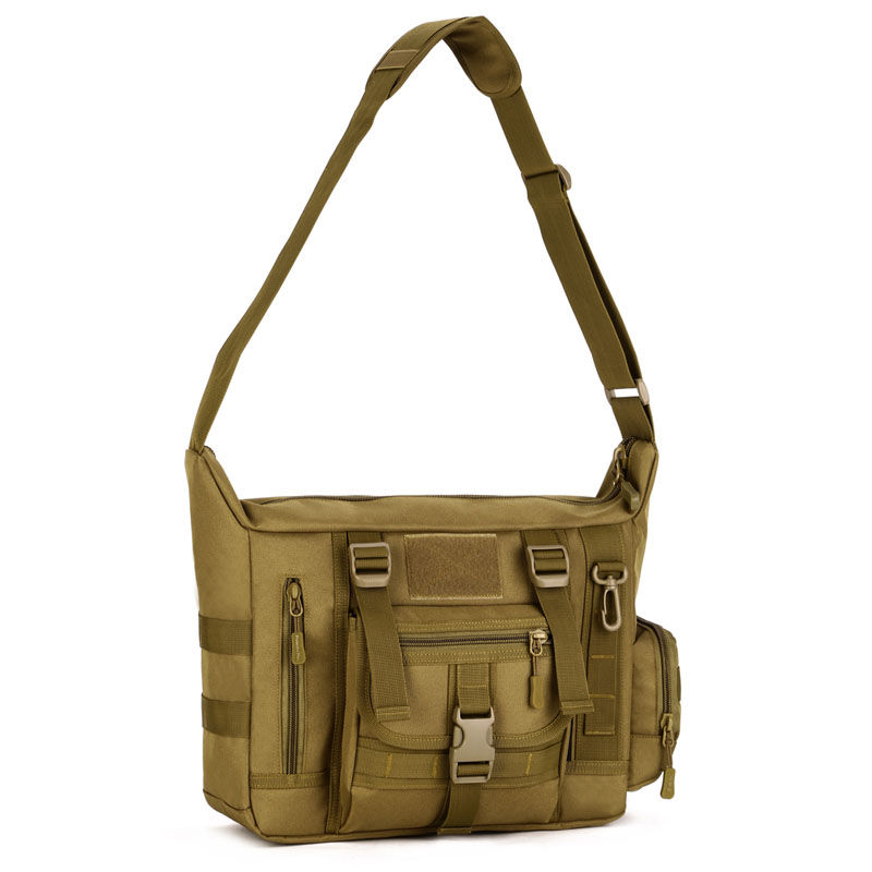 14 Inch Laptop Shoulder Bag Me - Rucksack Military Style recension och pris
