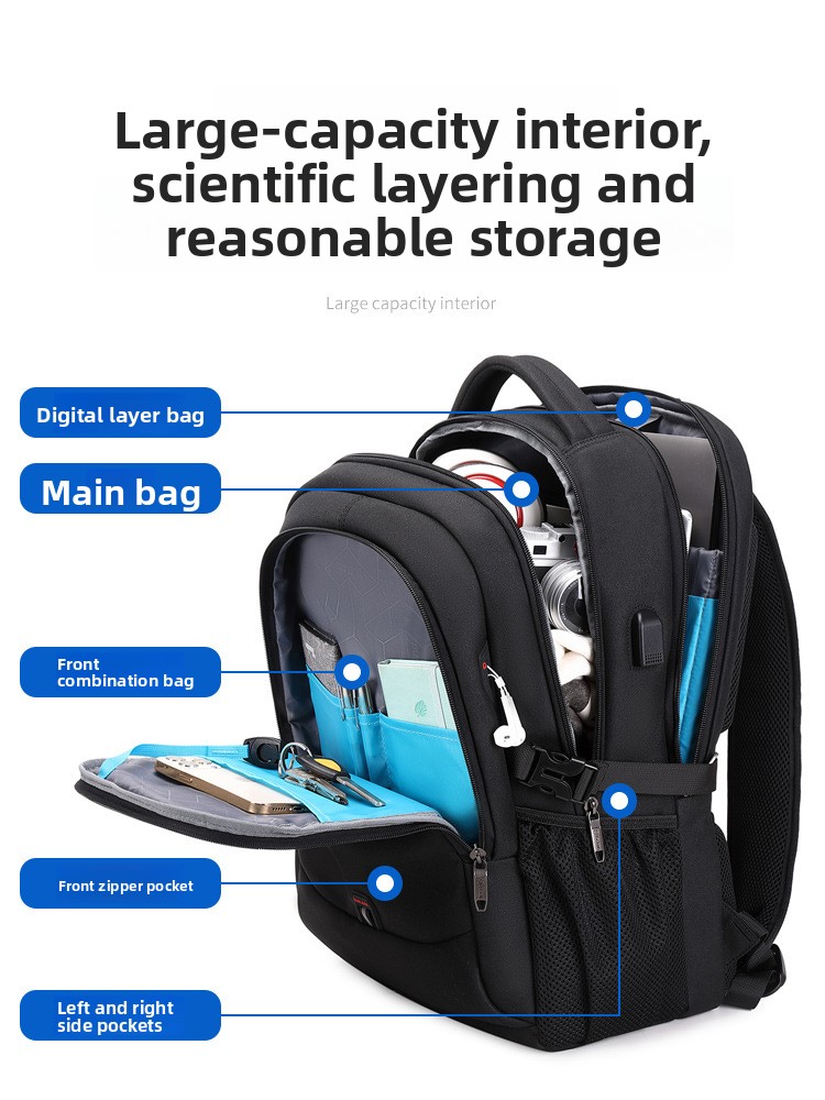 New Customizable Logo Backpack - Business Backpack Brief recension och pris