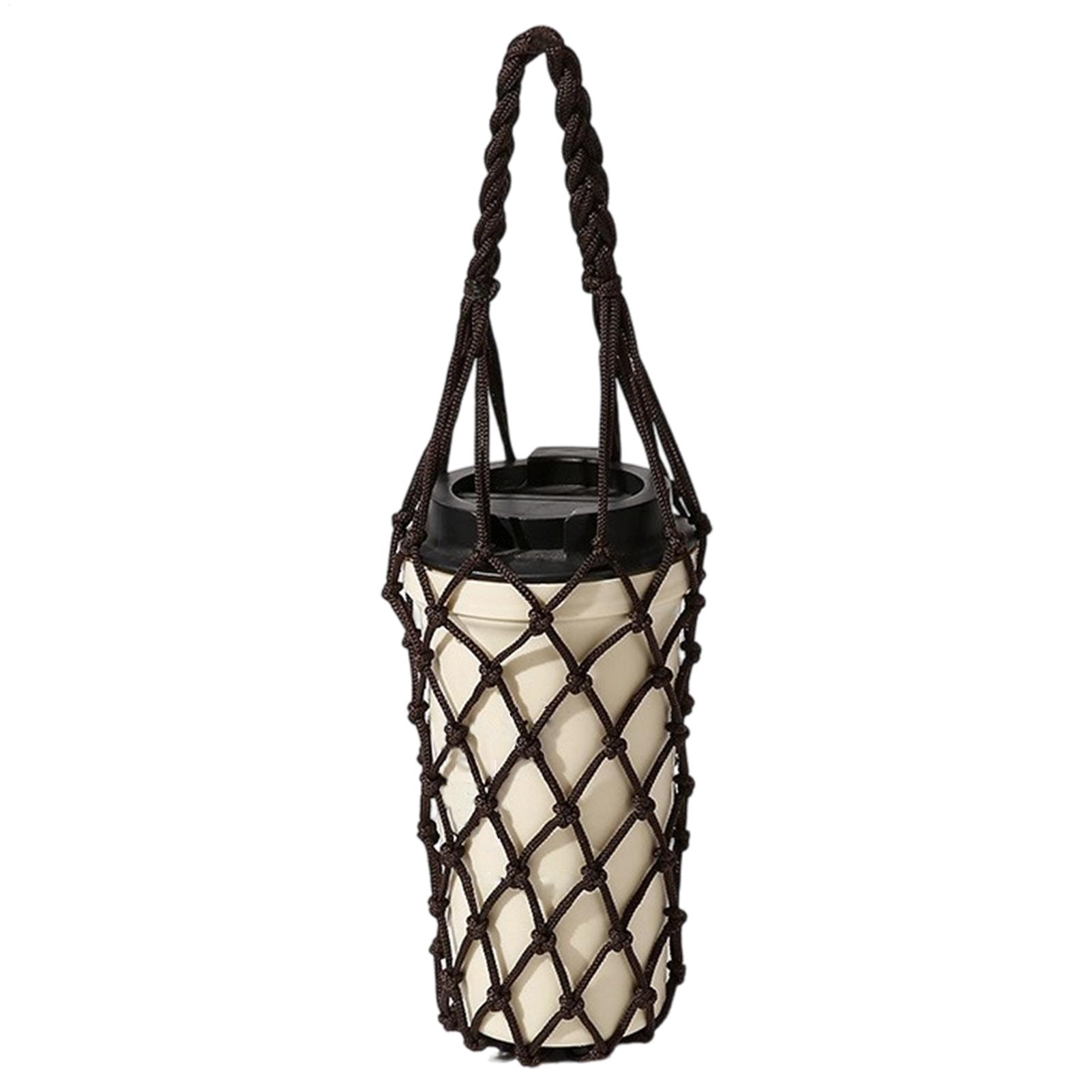 1pcs Water Bottle Bag Crochet  - Hydration Pack Outdoor recension och pris