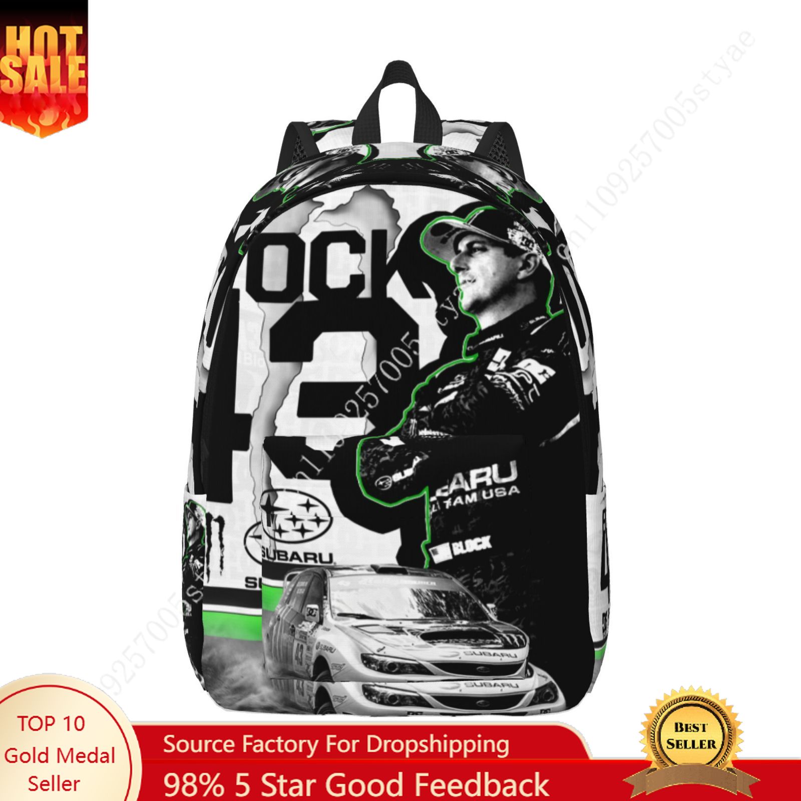Ken Block 43 Custom Canvas Lig - Canvas Backpack Casual recension och pris