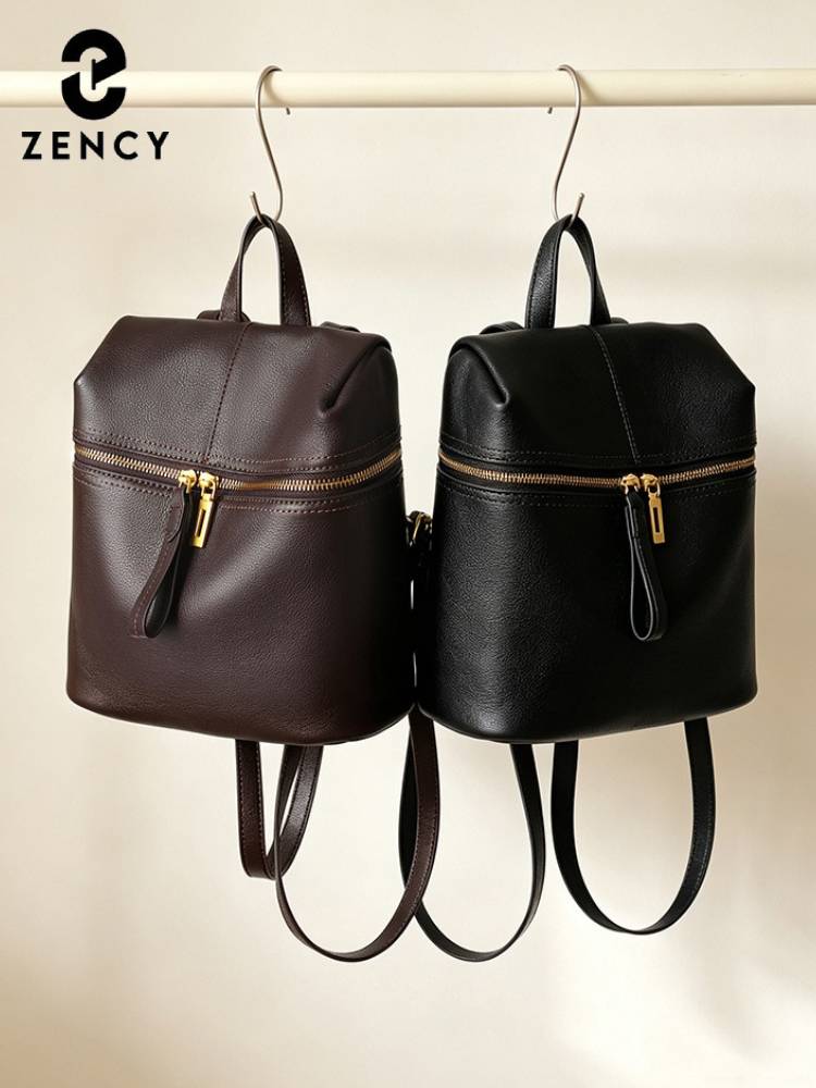 Zency Women Genuine Leather Ba - Leather Backpack Vintage recension och pris